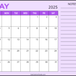 May 2025 Calendar (Free Printable) – Free Printables, Monograms Pertaining To May 2025 Printable Calendar With Lines