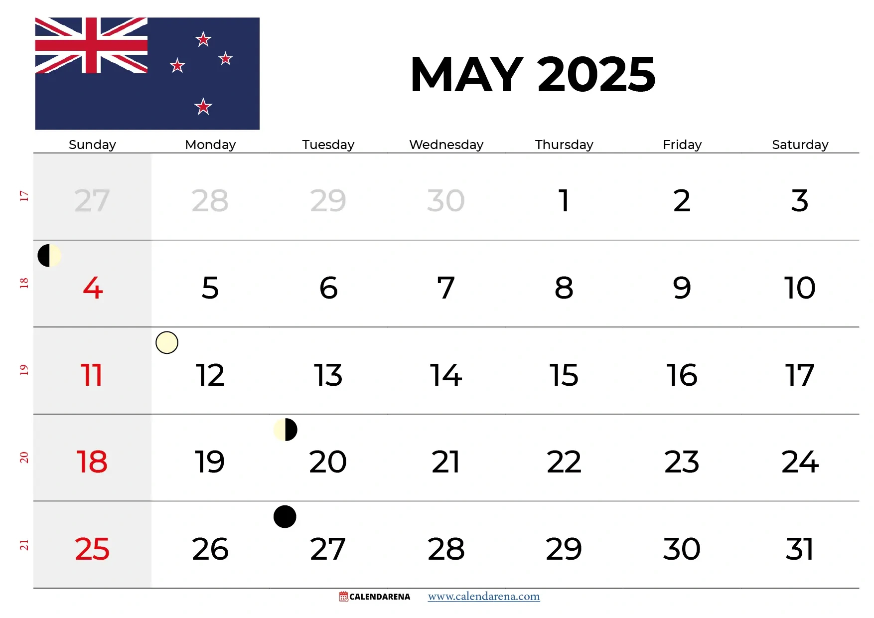 May 2025 Calendar Nz With Holidays with regard to Calendar Holidays In May 2025
