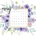 May 2025 Calendar Printables | Entheosweb Intended For Cute Wallpaper May 2025 Calendar