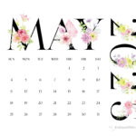 May 2025 Calendar Printables | Entheosweb With Regard To Cute Wallpaper May 2025 Calendar