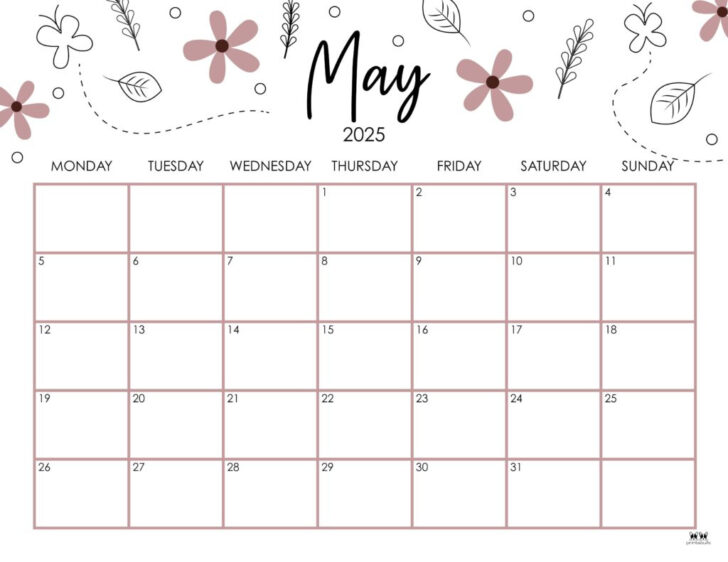May 2025 Calendar Cute