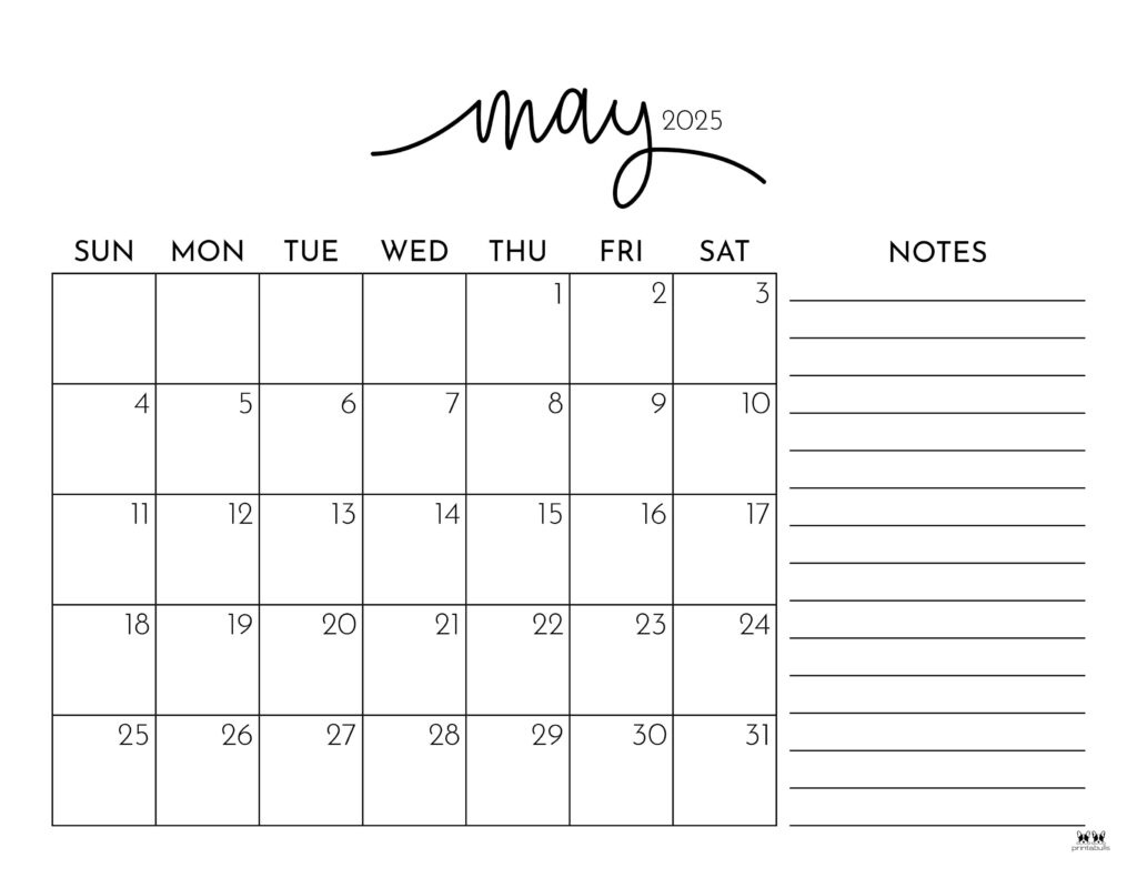 May 2025 Calendars 107 Free Printables | Printabulls Throughout The Calendar For May 2025 May 2025 Calendars 107 Free Printables | Printabulls Throughout The Calendar For May 2025