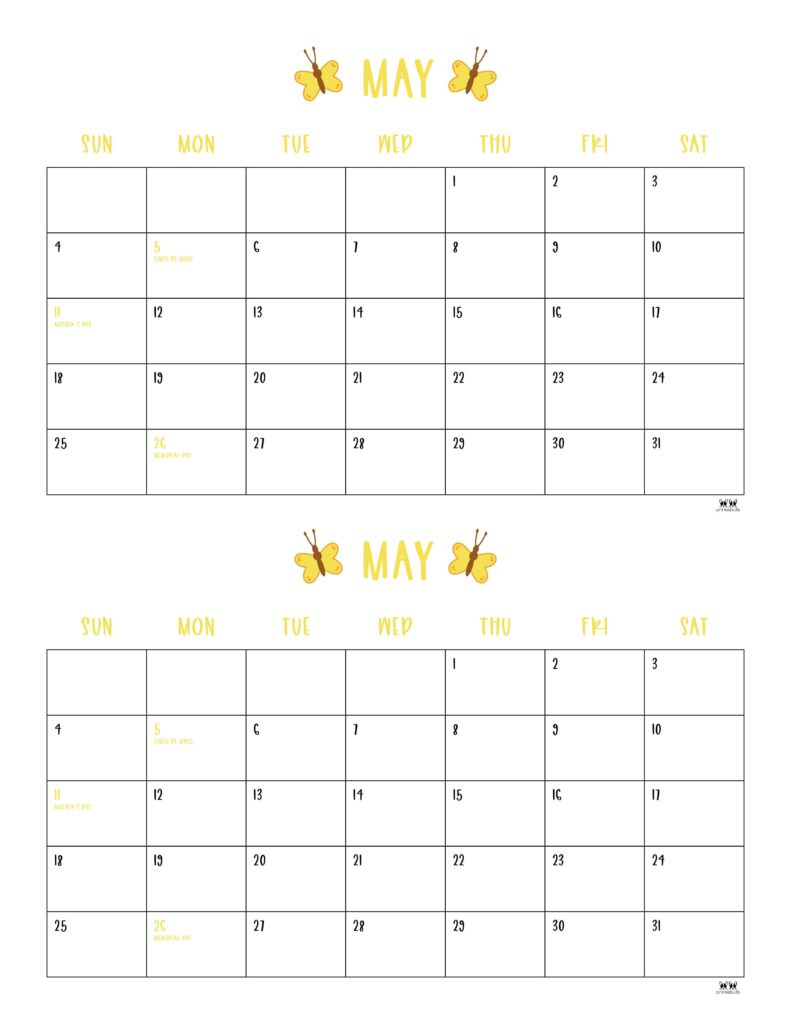 May 2025 Calendars 107 Free Printables | Printabulls With May 2025 Calendar Printable Word May 2025 Calendars 107 Free Printables | Printabulls With May 2025 Calendar Printable Word