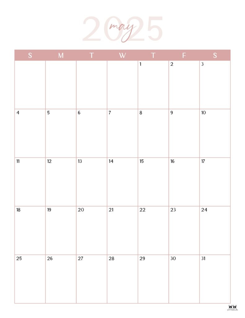May 2025 Calendars 107 Free Printables | Printabulls Within Free May Calendar 2025 To Print May 2025 Calendars 107 Free Printables | Printabulls Within Free May Calendar 2025 To Print
