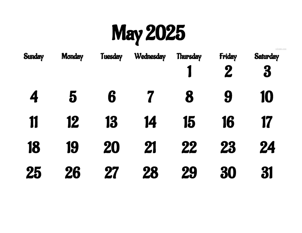 May Calendar 2025 | Free Printable Pdf, Xls And Png Within Month Of May Calendar 2025 May Calendar 2025 | Free Printable Pdf, Xls And Png Within Month Of May Calendar 2025