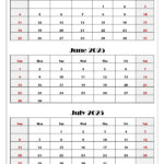 May To July 2025 Calendar Printable Pdf | Three Months Calendar Regarding May June July 2025 Printable Calendar