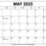 Printable May 2025 Calendar   Wiki Calendar | Apache Openoffice Inside Wiki Calendar May 2025
