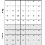 Printable May June 2025 Calendar Templates | Calendarkart With Regard To Printable Calendar For May And June 2025