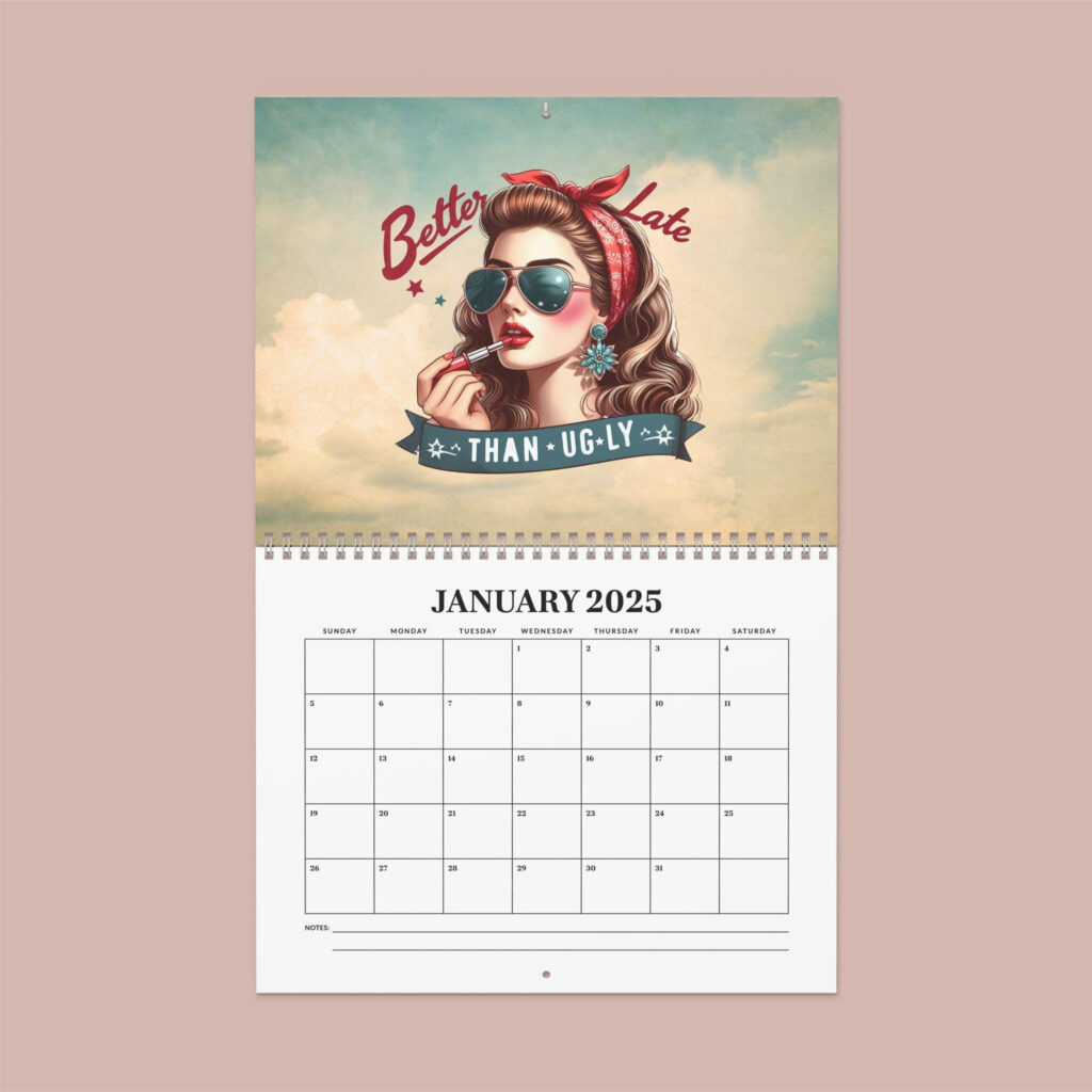 Retro Girl Funny Quotes 2025 Wall Calendar 11" X 8.5" Etsy Throughout Retro Pin May 2025 Pin Up Calendar Retro Girl Funny Quotes 2025 Wall Calendar 11" X 8.5" Etsy Throughout Retro Pin May 2025 Pin Up Calendar