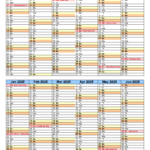 Split Year Calendars 2024/2025 (July To June)   Pdf Templates Within August 2024 To May 2025 Calendar Printable