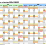 Split Year Calendars 2024/25 Uk (July To June) For Pdf Inside Printable Calendar August 2024 To May 2025