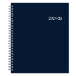 2024 2025 Blue Sky Enterprise Weekly/Monthly Planning Calendar, 7" X 9",  Navy, July To June With Regard To Blue Sky Weekly/Monthly Planning Calendar July 2024   June 2025