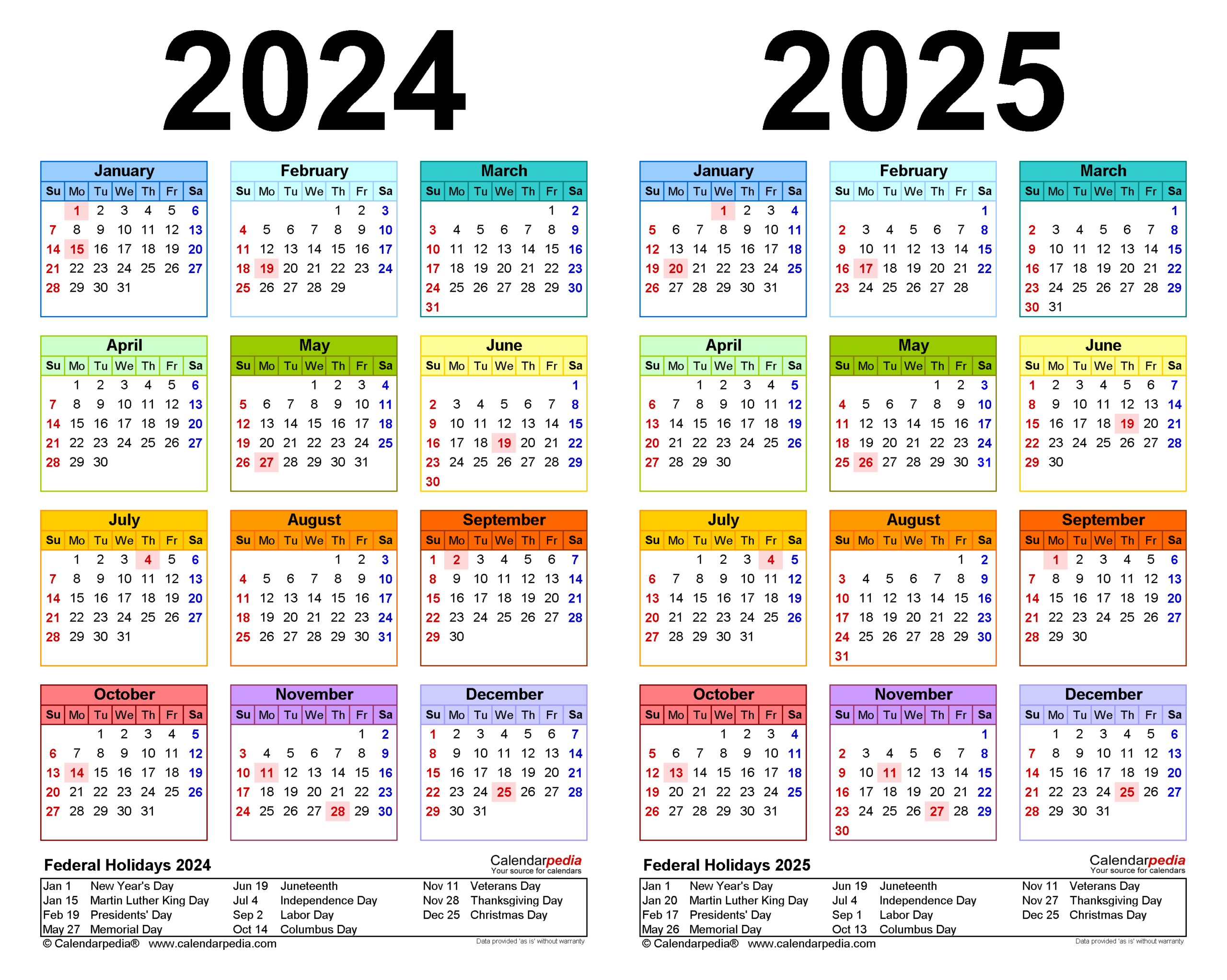 2024-2025 Two Year Calendar - Free Printable Pdf Templates intended for Fiscal Year Calendar July 2024 To June 2025