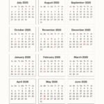 2025 2026 School Year One Page Calendar   Enchanted Learning Throughout June 2025   June 2026 Calendar