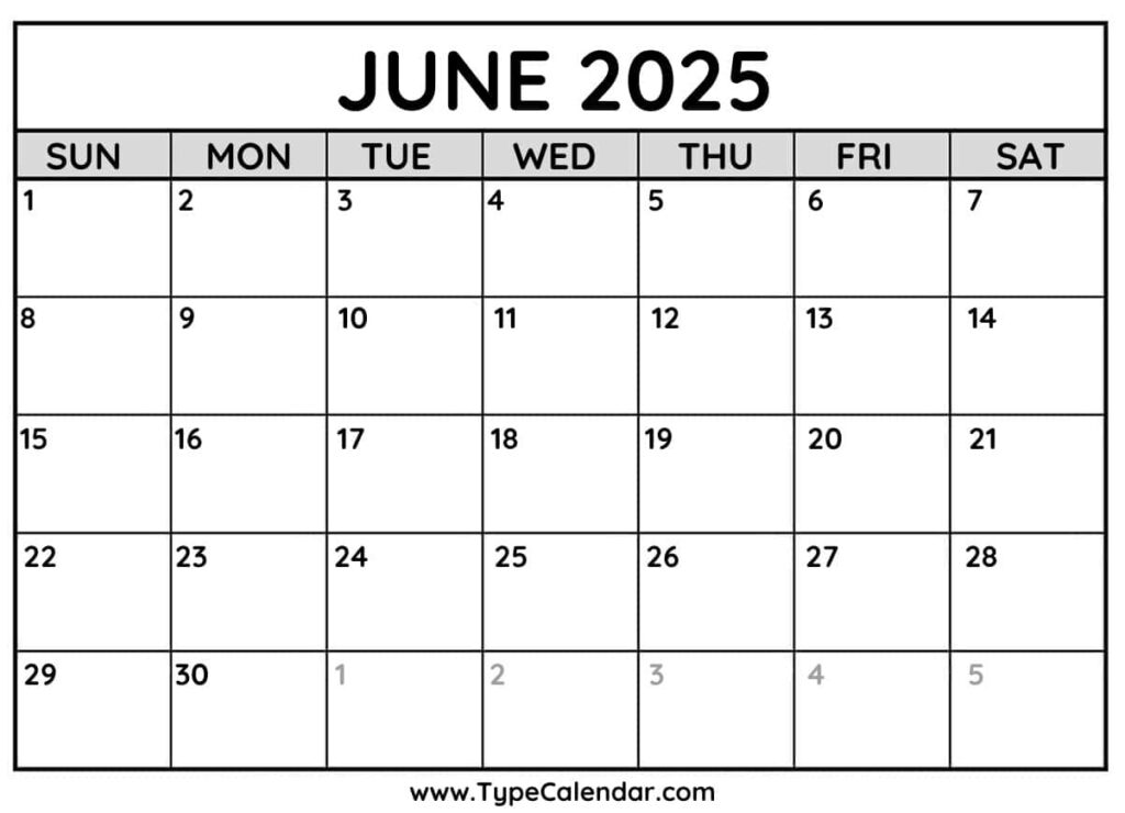 2025 Calendar   Printable Calendar 2025 With Holidays With June 2025 Weather Calendar