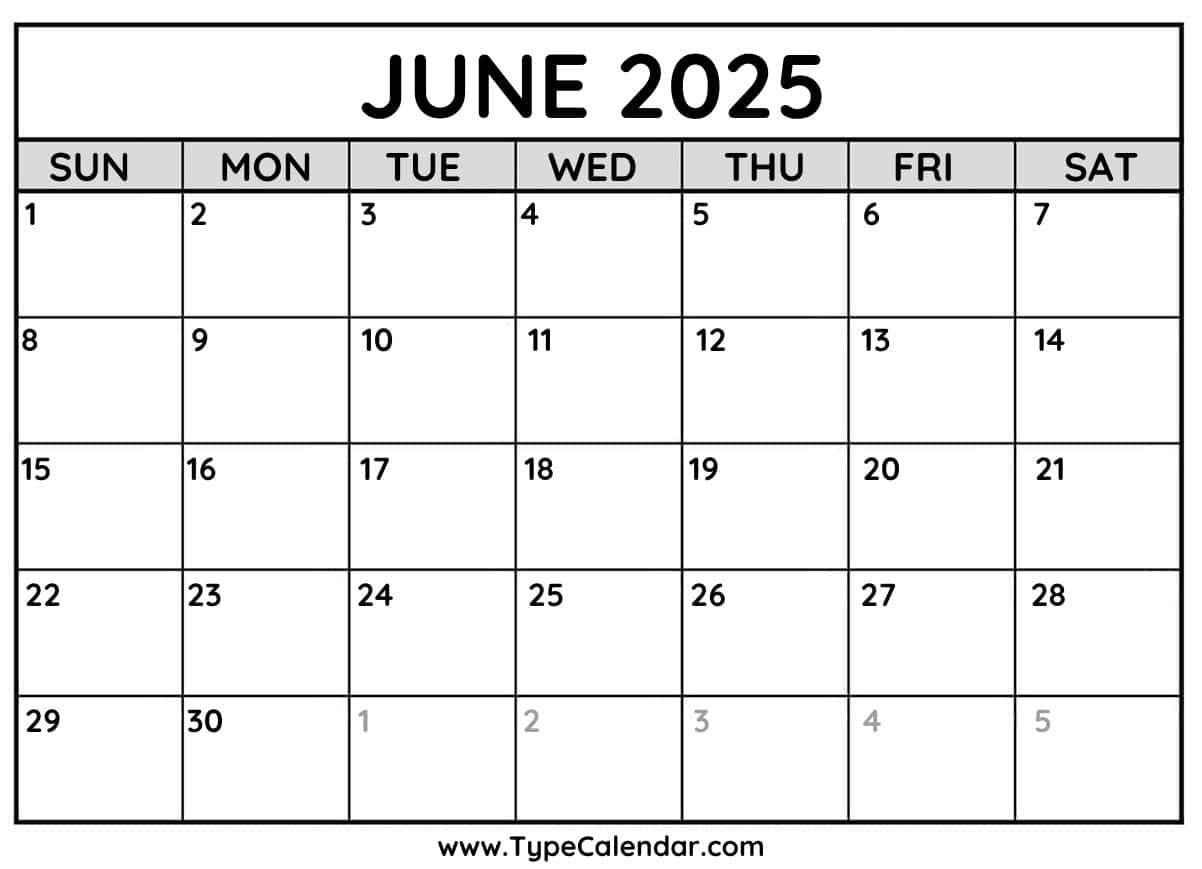 2025 Calendar - Printable Calendar 2025 With Holidays with June 2025 Weather Calendar