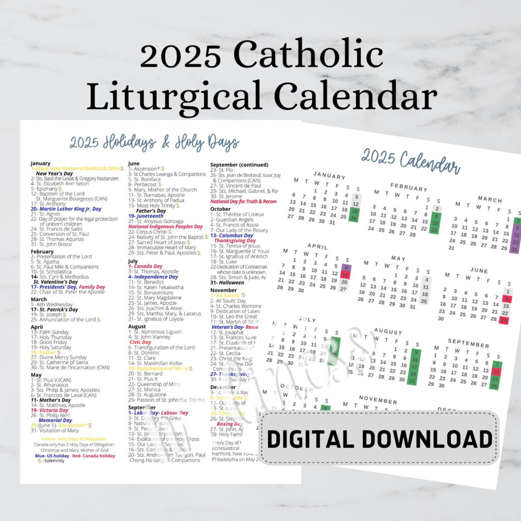 2025 Catholic Calendar Digital Download Etsy In Catholic Calendar June 2025 2025 Catholic Calendar Digital Download Etsy In Catholic Calendar June 2025