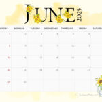 2025 Sunflowers Calendar Printable | Entheosweb Inside Sunflower June 2025 Calendar