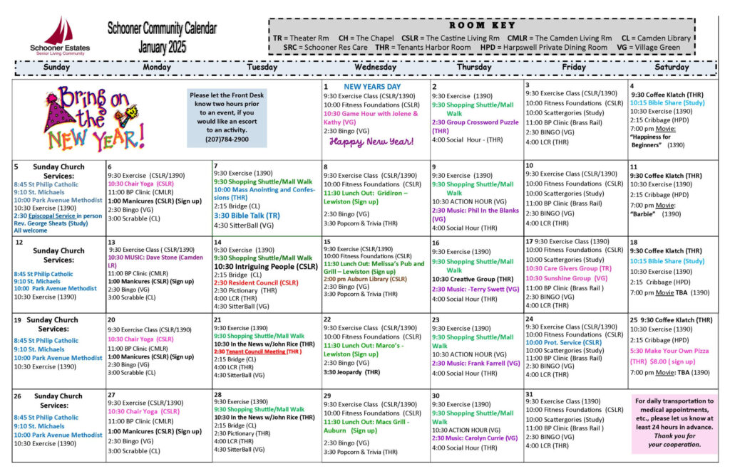 Activity Calendars – Schooner Estates Regarding June Activity Calendar For Seniors 2025 Activity Calendars – Schooner Estates Regarding June Activity Calendar For Seniors 2025