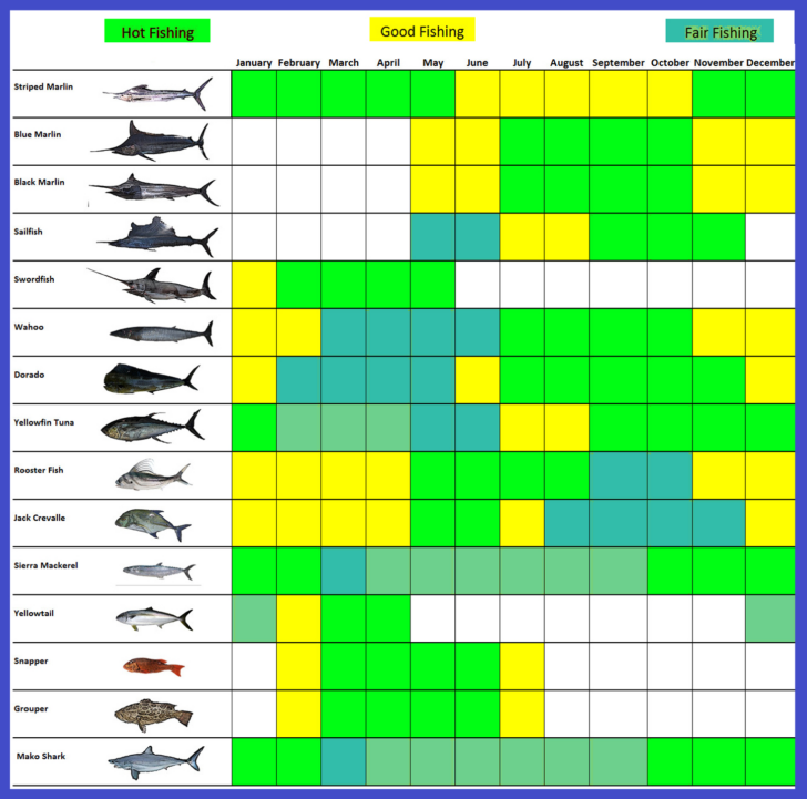 Fishing Calendar For June 2025