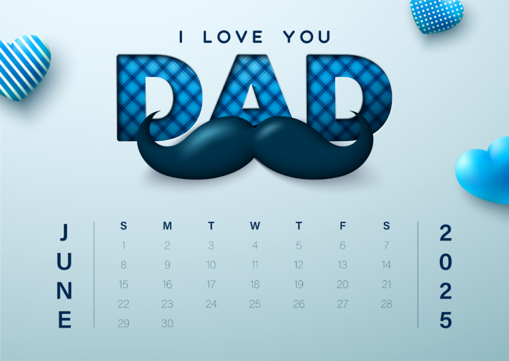 Free June 2025 Calendar Templates To Edit Online For June 2025 Calendar Father Day