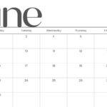 Free Printable, Custom June 2025 Calendar Templates | Canva With June Dry Erase Calendar Ideas 2025