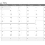 July And August 2025 Printable Calendar In Blank June July August 2025 Calendar