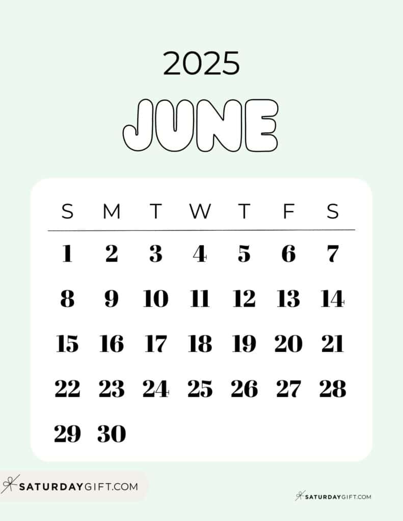 June 2025 Calendar 23 Cute & Free Printables In June Fun Calendar 2025 Ideas June 2025 Calendar 23 Cute & Free Printables In June Fun Calendar 2025 Ideas