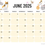 June 2025 Calendar (52 Free Pdf Printables) Inside Show Me A June 2025 Calendar