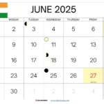 June 2025 Calendar India For June To June Calendar 2025