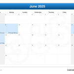 June 2025 Calendar Intended For Las Vegas Calendar June 2025