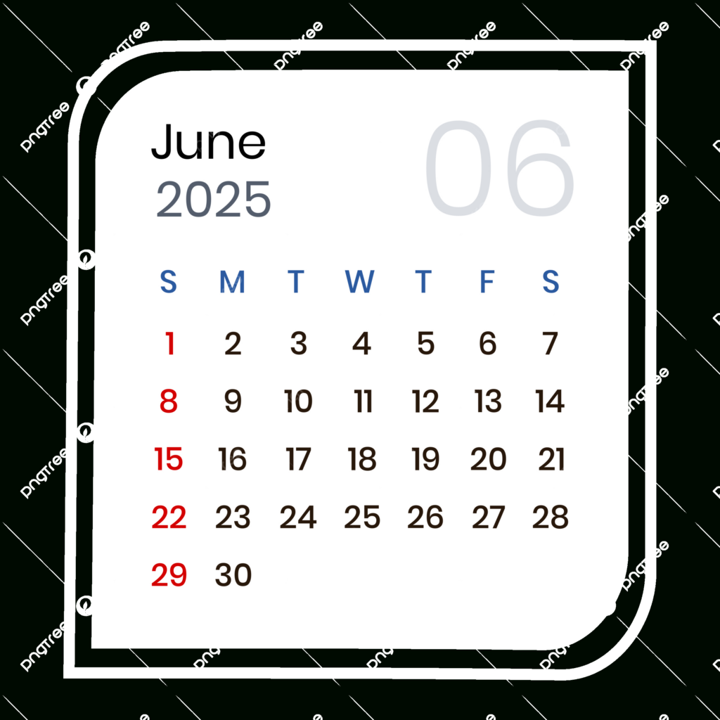 June 2025 Calendar Minimalist Vector, June 2025, June 2025 Regarding June 2025 Calendar Png June 2025 Calendar Minimalist Vector, June 2025, June 2025 Regarding June 2025 Calendar Png
