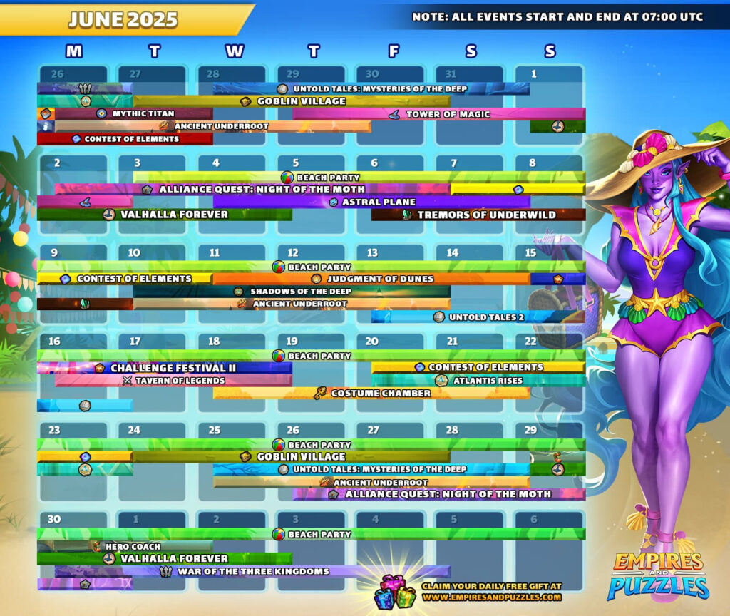 June 2025 Calendar Of Events | Empires & Puzzles In Calendar Of Events For June 2025 June 2025 Calendar Of Events | Empires & Puzzles In Calendar Of Events For June 2025