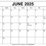 June 2025 Calendar   Printable Templates & More With Show Me A Calendar Of June 2025