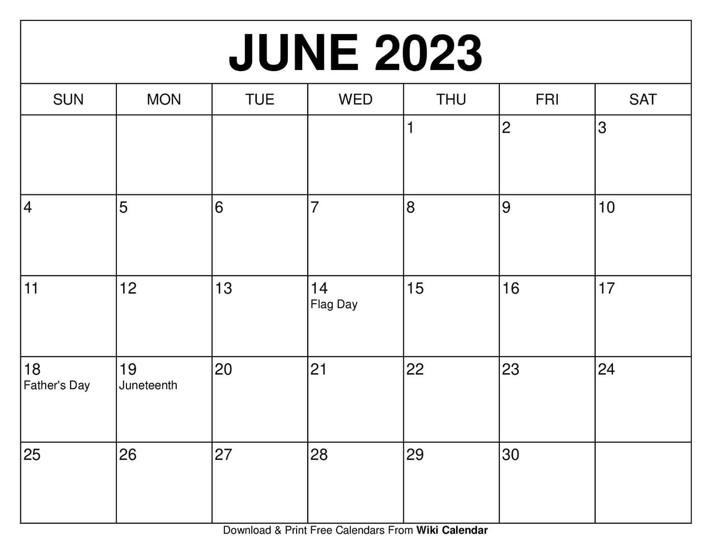 June 2025 Calendar - Printable Templates &amp;amp; More within Show Me A Calendar For The Month Of June