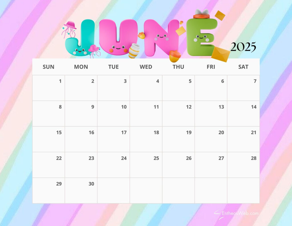 June 2025 Calendar Printables | Entheosweb Intended For Cute June 2025 Calendar June 2025 Calendar Printables | Entheosweb Intended For Cute June 2025 Calendar