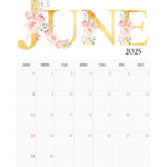 June 2025 Calendar Printables | Entheosweb With Cute June 2025 Printable Calendar