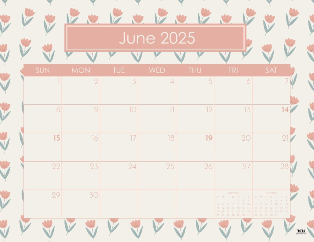 June 2025 Calendars 107 Free Printables | Printabulls Pertaining To Cute June Calendar 2025 June 2025 Calendars 107 Free Printables | Printabulls Pertaining To Cute June Calendar 2025
