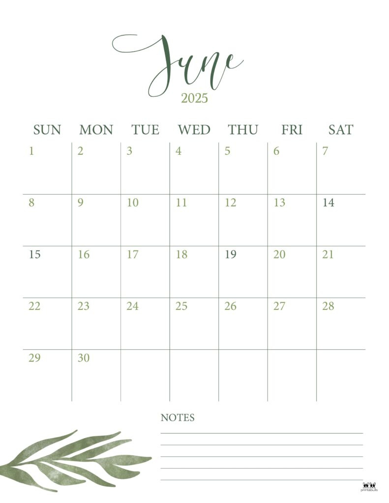 June 2025 Calendars 107 Free Printables | Printabulls Pertaining To June 2025 Printable Calendar With Notes June 2025 Calendars 107 Free Printables | Printabulls Pertaining To June 2025 Printable Calendar With Notes