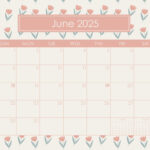 June 2025 Calendars   107 Free Printables | Printabulls With Regard To Cute June Calendar 2025 Printable