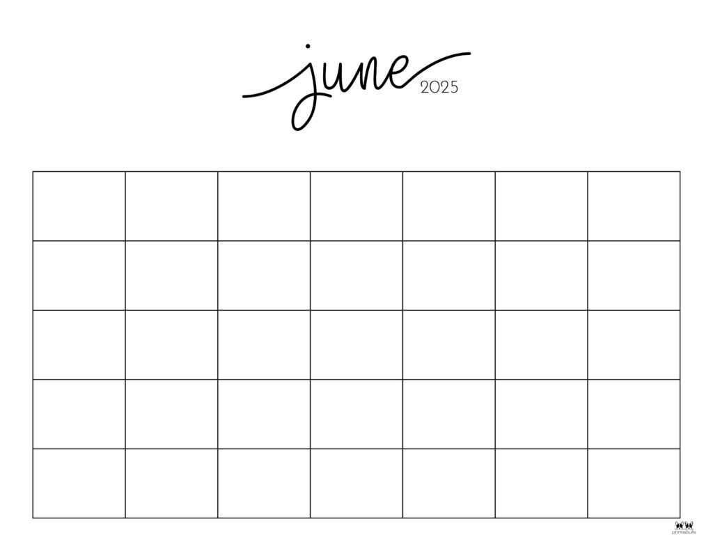 June 2025 Calendars 107 Free Printables | Printabulls Within Blank Printable June 2025 Calendar June 2025 Calendars 107 Free Printables | Printabulls Within Blank Printable June 2025 Calendar