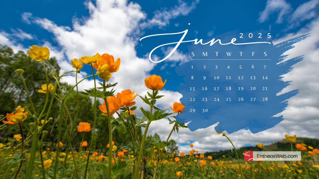 June 2025 Desktop Wallpaper Calendars | Entheosweb For June 2025 Calendar Wallpaper Desktop