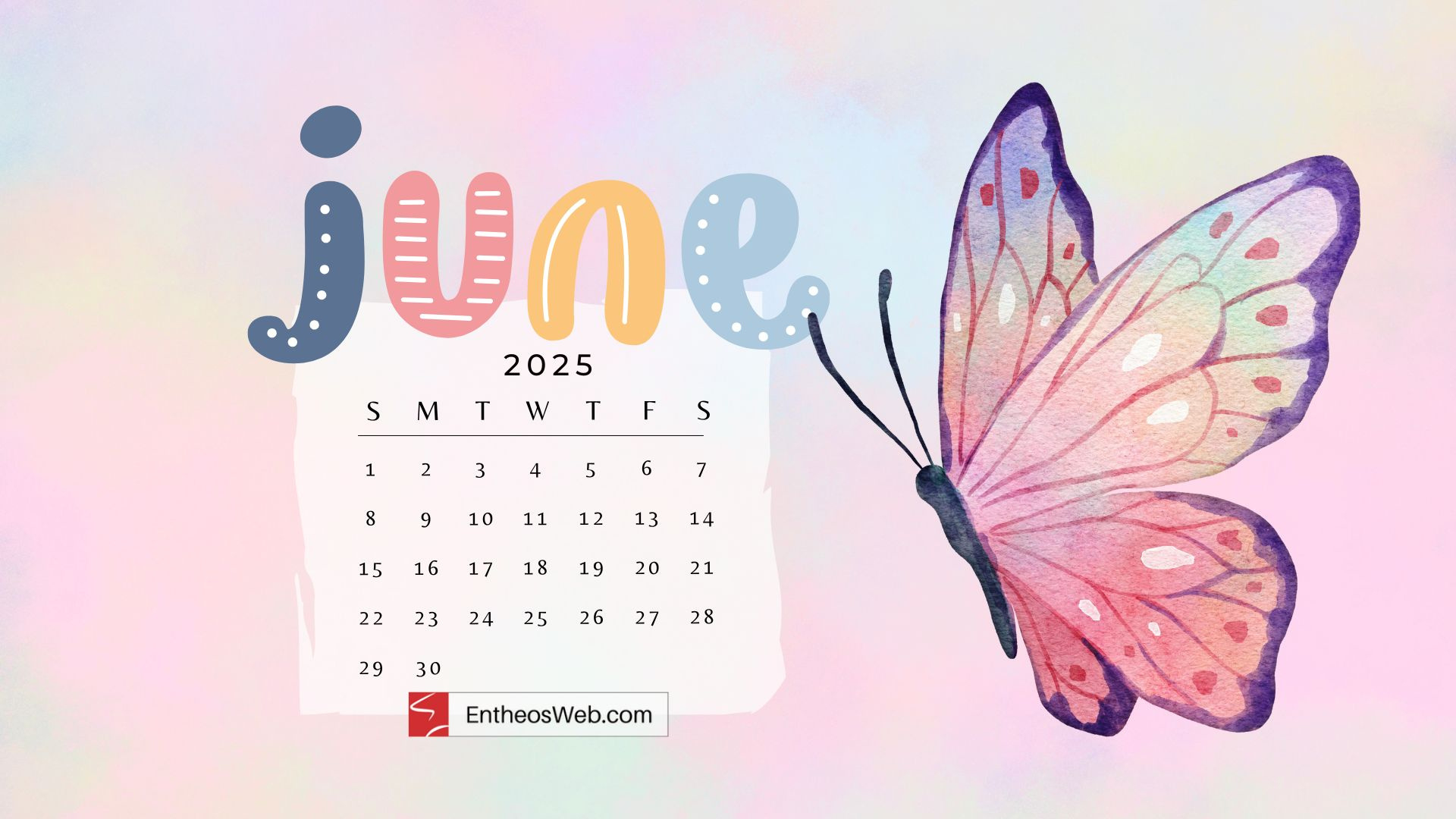June 2025 Desktop Wallpaper Calendars | Entheosweb within June 2025 Calendar Wallpaper Desktop