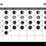 June 2025 Lunar Calendar, Moon Cycles, Moon Phases Stock Photo   Alamy Intended For June Moon Calendar 2025