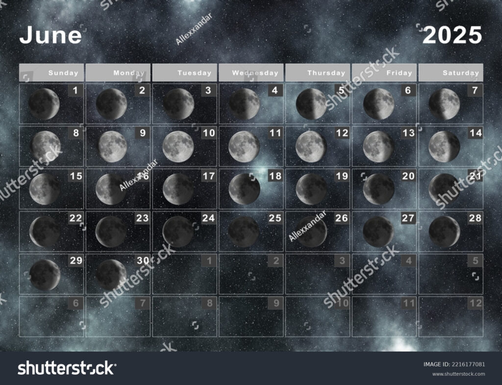 June 2025 Lunar Calendar Moon Cycles Stock Illustration 2216177081 In June 2025 Lunar Calendar June 2025 Lunar Calendar Moon Cycles Stock Illustration 2216177081 In June 2025 Lunar Calendar
