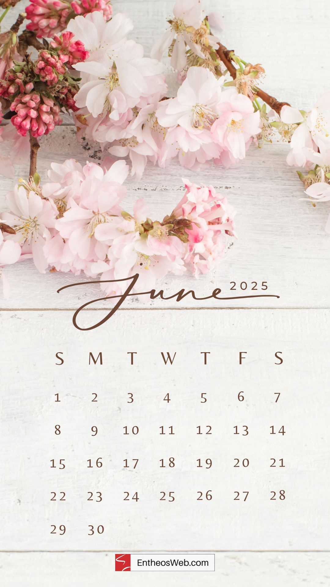 June 2025 Phone Wallpaper &amp;amp; Lockscreen Backgrounds | Entheosweb in June 2025 Calendar Background