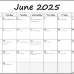 June 2025 With Holidays Calendar In National Day Calendar June 2025