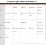 June Daily Holidays & Observances Printable Calendar   S&S Blog Throughout Printable June Calendar With Holidays