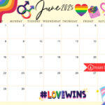 Juni 2025 Digitaler Kalender   Queer Pride Planer Bearbeitbarer In June Pride Month Calendar 2025