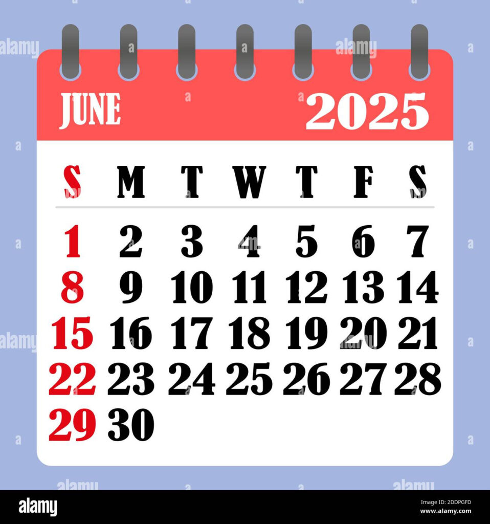 Letter Calendar For June 2025. The Week Begins On Sunday. Time With Regard To A Calendar For The Month Of June 2025 Letter Calendar For June 2025. The Week Begins On Sunday. Time With Regard To A Calendar For The Month Of June 2025